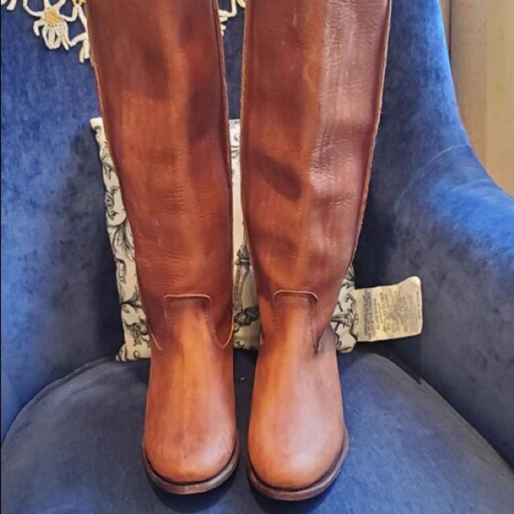 NWT Frye Cara Roper tall suede boots 8.5 B
